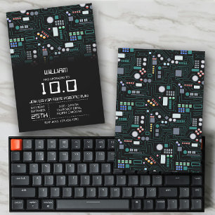 Convites Conselho de circuito de computador, crianças, Fest