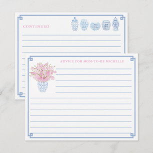 Convites Conselhos bonito De Chá de fraldas Rosa E Azul Pa