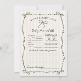 Convites Conselhos sobre Arco Coquette Preto para Placa de