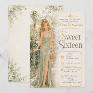 Convites Conservatório Verde para Sweet Sixteen