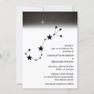 Convites Constelação Noite Estrelada Casamento Celestial