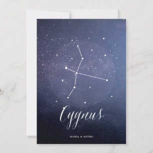 Convites Constellation Star Celestial Número de Tabela Cyg