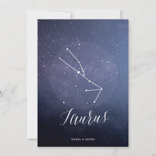 Convites Constellation Star Celestial Número de Tabela Tau