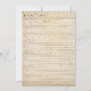 Convites Constituição dos Estados Unidos, Nós, o Povo