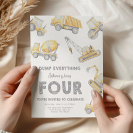 Convites Construção 4ª Festa de aniversário