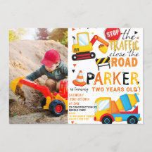 Construção Foto de Aniversário de Fofo