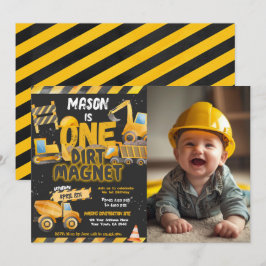 Convites Construção, primeiro aniversario de caminhão