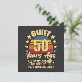 Convites Construído Há 50 Anos Todas as Peças Originais 50º