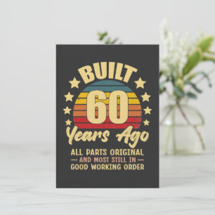 Convites Construído há 60 anos Todas as Peças Originais Ani
