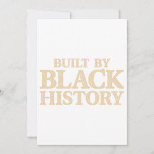 Convites Construído por Black History African American Blac