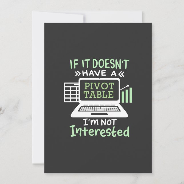 Convites Contabilista Tem Uma Mesa Dinâmica (Frente)