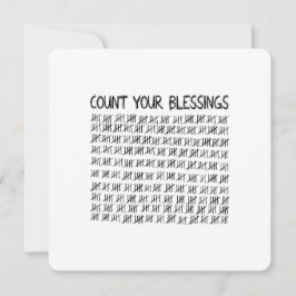 Convites Conte suas bençãos