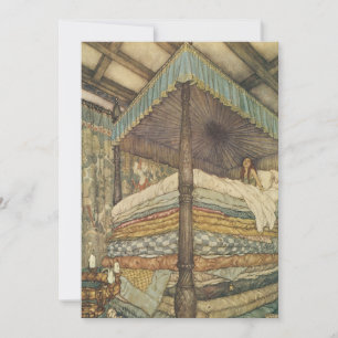 Convites Conto de Fadas Vintage, Princesa e Ervilha, Edmund