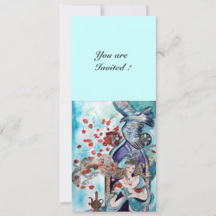 Convites CONTO FAIRY TURCO ,vermelho brilhante azul branco