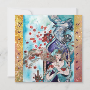 Convites CONTO POPULAR TURCO ,brilho vermelho azul amarelo