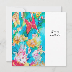 Convites CONTOS DE FADAS UVA branca fúcsia azul preta