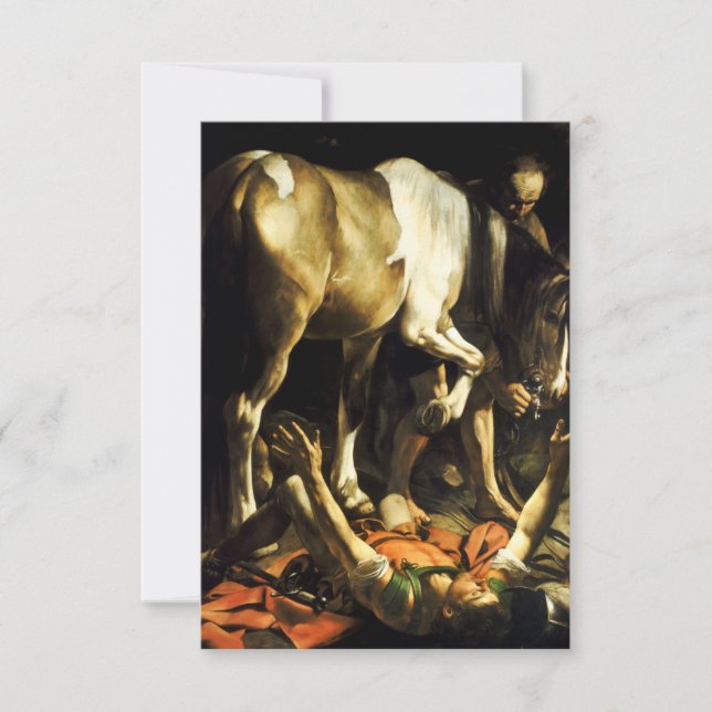 Convites Conversão Caravaggio de Ruas. (Frente)