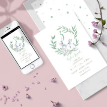 Convidações de aniversário de Bunny Bunny Online