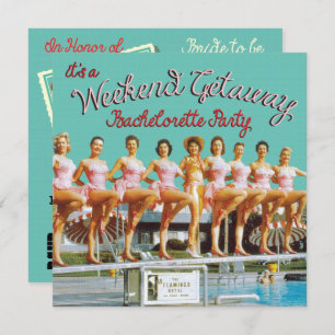 Convites Convidações de Getaway no Fim de Semana de Las Veg