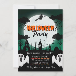 Convites Convidações de Halloween para seus amigos e famíli