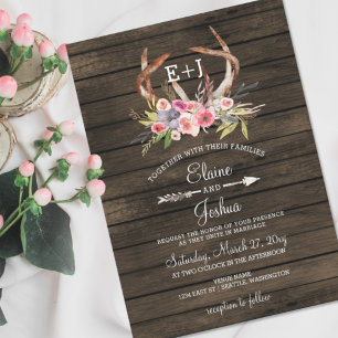 Convites Convidações para Casamento de Chic no País dos Ama