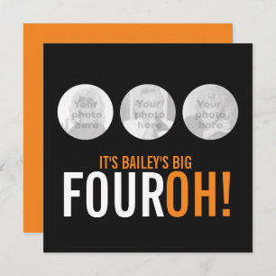 Convites Convidado de 40º FOUROH!