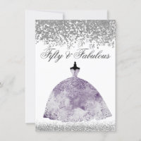 Convidado de 50º Aniversário com Glitter de Vestid