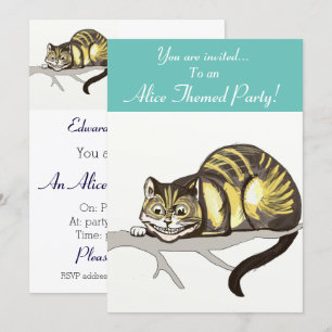 Convites Convidado de Festa de Alice Themed