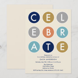 Convites Convidado de Festas de aniversário de Homens