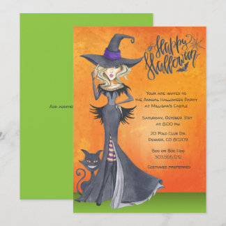 Convites Convidado de Halloween, Festa de Costume Adulto