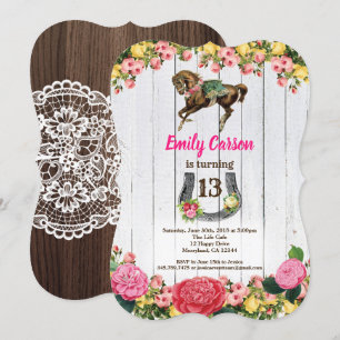 Convites Convidado de Horseback para comparecer no aniversá