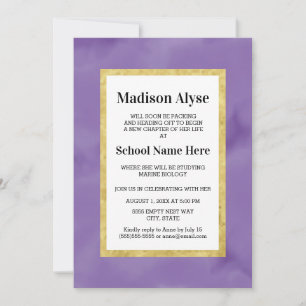 Convites Convidado de Parte de Tronco de Cor Branca Dourada