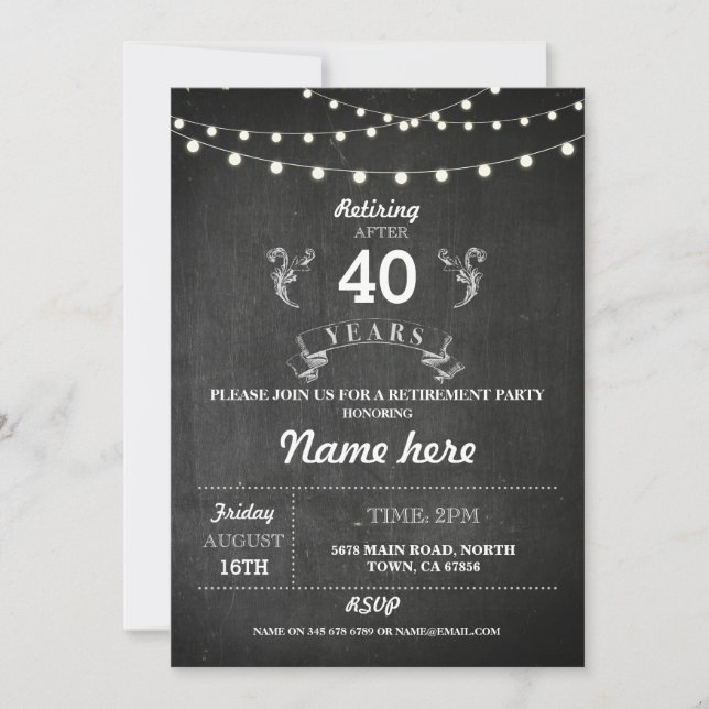 Convites Convidado de Quadro de Referência Retirado Russo d (Frente)