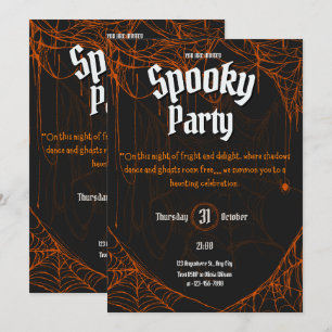 Convites Convidado do Festa de Halloween Gothic Spooky