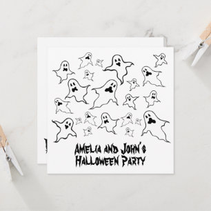 Convites Convidado do Partido Fantasmas de Halloween Person