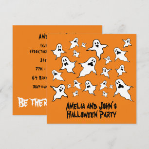 Convites Convidado do Partido Fantasmas de Halloween Person