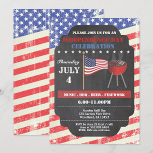 Convites Convidado do Quadro de Referência do Dia de Indepe