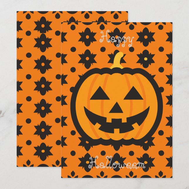 Convites Convidado Feliz Halloween (Frente/Verso)