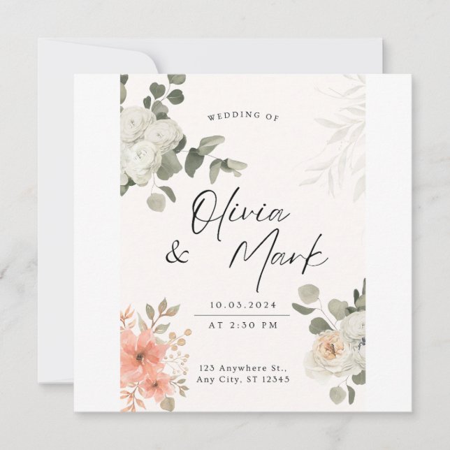 Convites Convidado para a Largura (Frente)