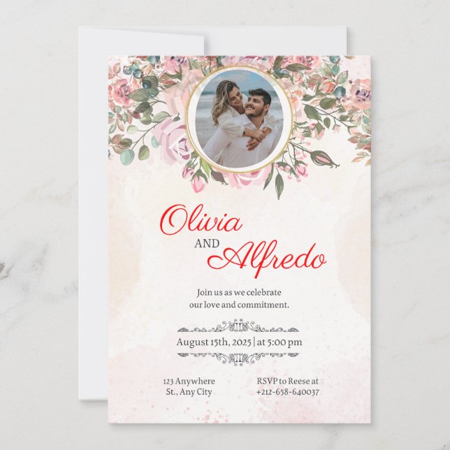 Convites Convidado para a Largura (Frente)