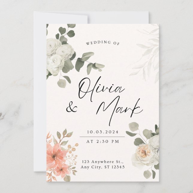 Convites Convidado para a Largura (Frente)