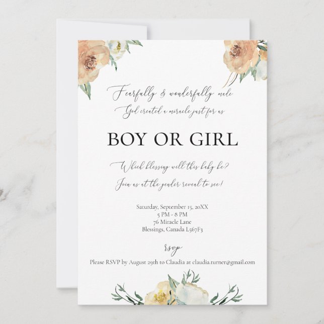 Convites Convidado para a Revenda de Gênero, de forma feliz (Frente)