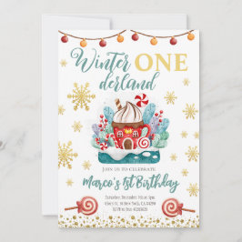 Convites Convidado para Festa de aniversário da casa de pão