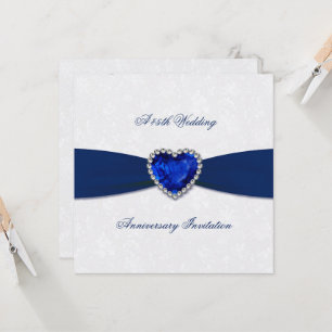 Convites Convidado para o 45º aniversário do casamento do S