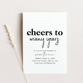 Convites Convidado para o Partido da Reforma por Muitos Ano