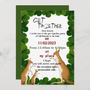 Convites Convidado para reunir amigos