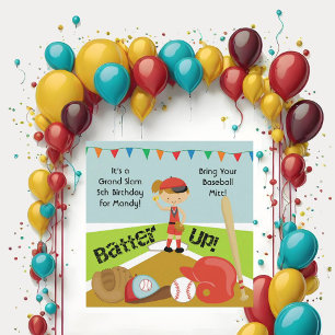 Convites Convidados de Aniversário para Garotas de Cabelo 