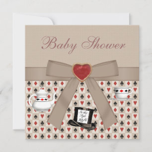 Convites Convidados do Tea Party para Alice no Chá de fral