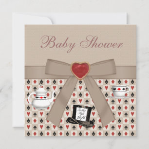 Convites Convidados do Tea Party para Alice no Chá de frald