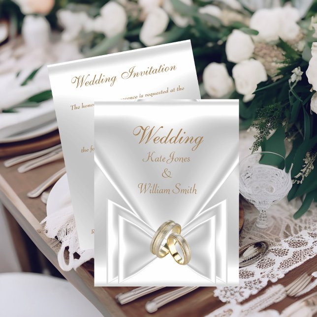 Convites Convidados para Casamento Elegante (Criador carregado)